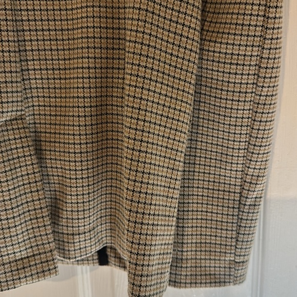 Anthropologie Maeve Womens Houndstooth Knit Blazer Jacket Preppy Sz Large - Picture 9 of 9